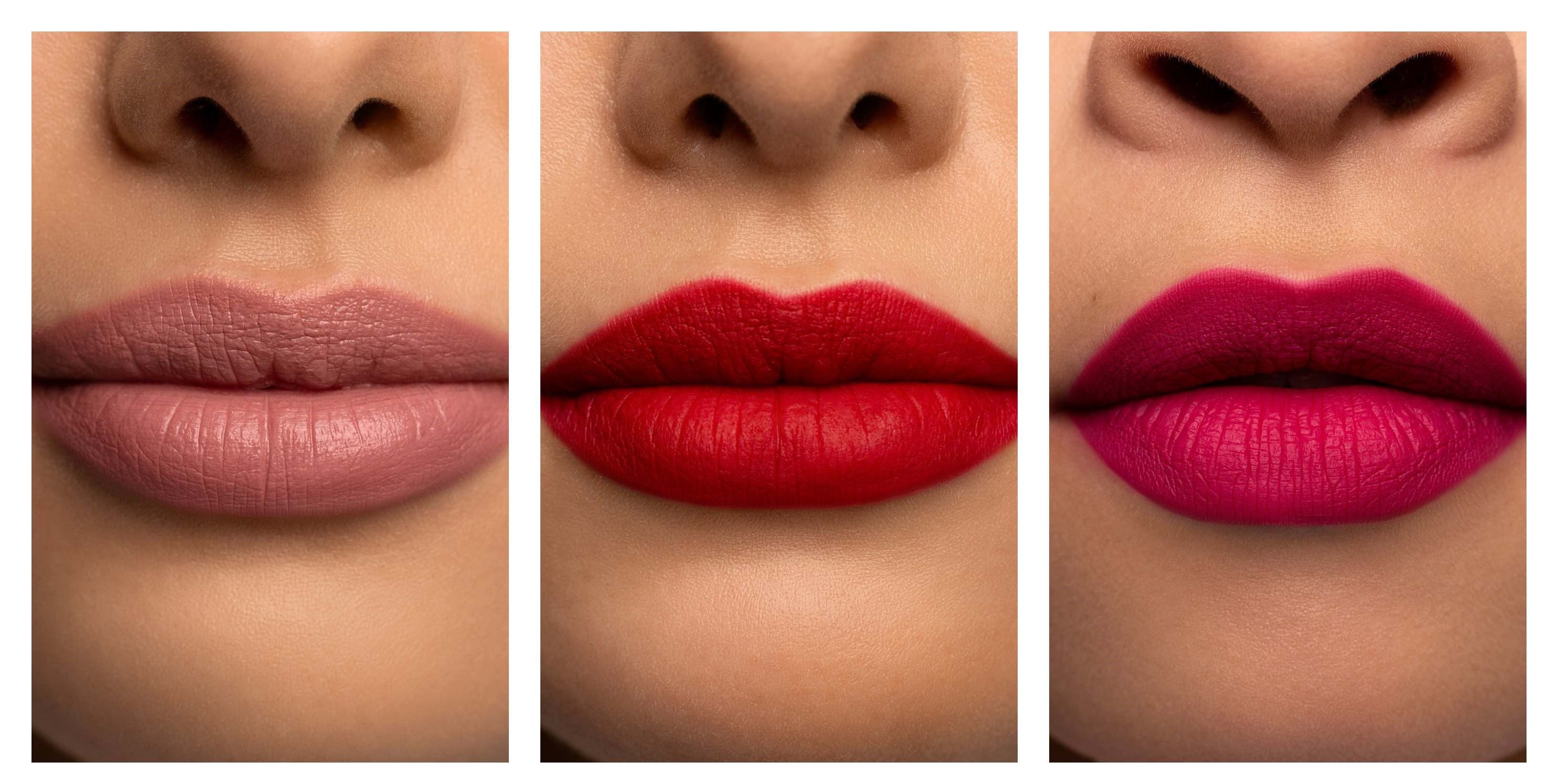 Lipstick color swatches makeup artist salon leggings